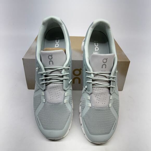 Mens On Cloud 5 Glacier Lightweight Everyday Road /Walking Sneakers, Size 14 New - Picture 2 of 5